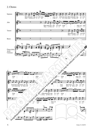 Bach: Himmelskönig, sei willkommen, BWV 182 (First Leipzig version in G Major)