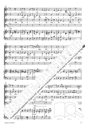 Bach: Mass in F Major, BWV 233