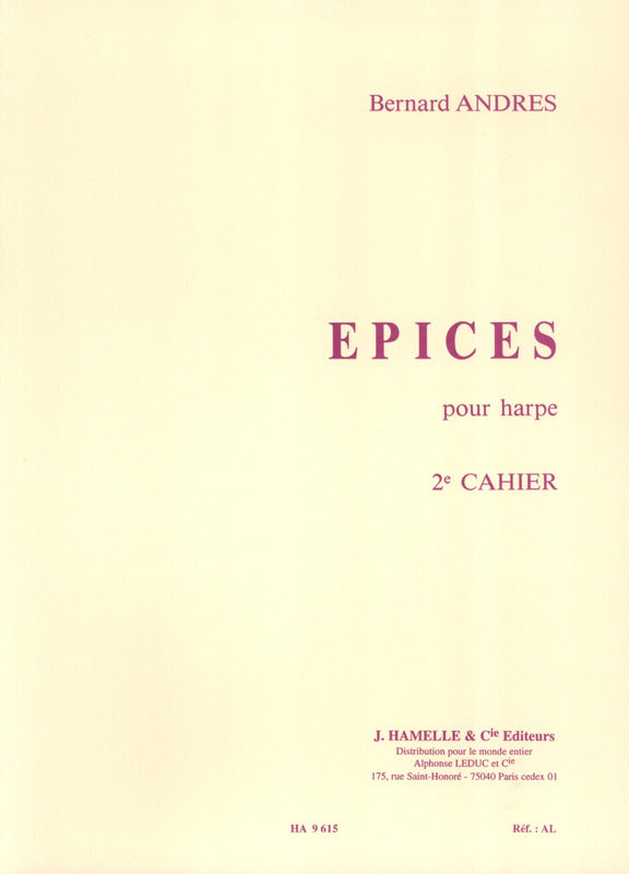 Andrès: Epices - Book 2