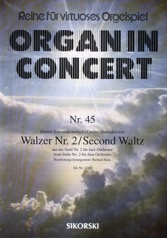 Shostakovich: Waltz No. 2 from Suite for Variety Orchestra (arr. for electronic organ)