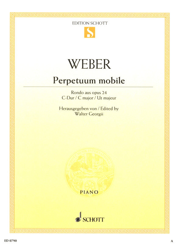 Weber: Rondo from 'Perpetuum mobile', Op. 24