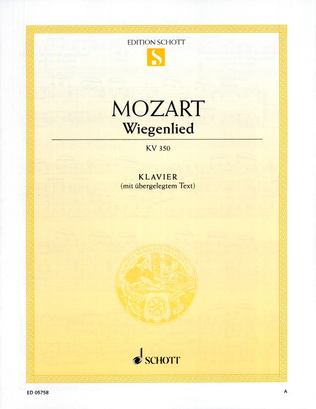 Mozart: Wiegenlied, K. 350