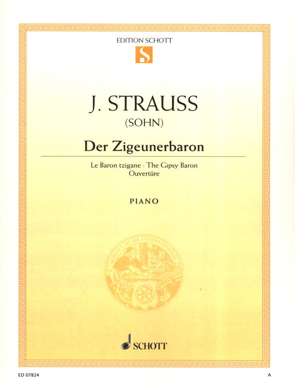 J. Strauss: Overture to Der Zigeunerbaron (arr. for piano)