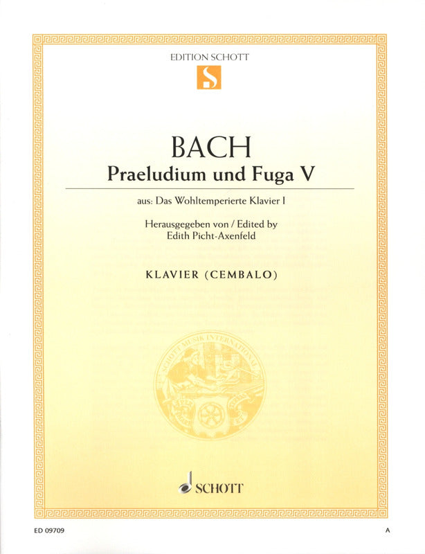 Bach: Prelude and Fugue in D Major, BWV 850