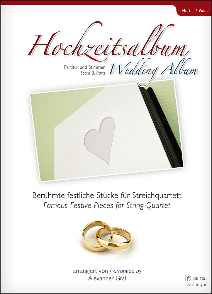 Wedding Album (Famous Festive Pieces for String Quartet) - Volume 1