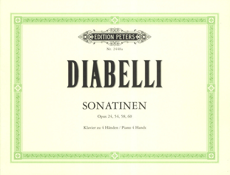 Diabelli: Sonatinas for Piano Duet, Opp. 24, 54, 58 & 60