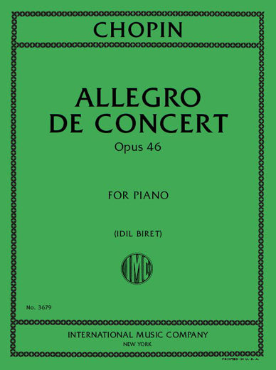 Chopin: Allegro de Concert, Op. 46