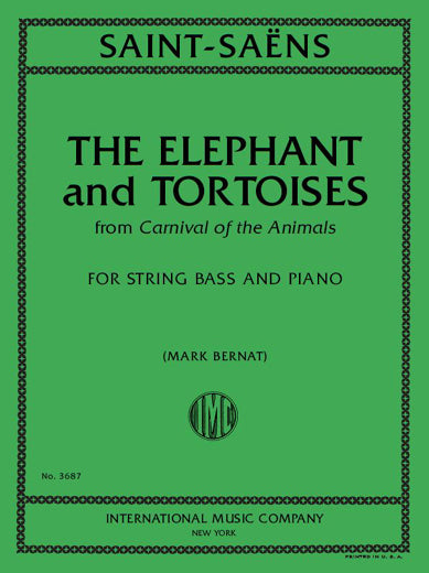Saint-Saëns: Elephants and Tortoises (arr. for double bass & piano)