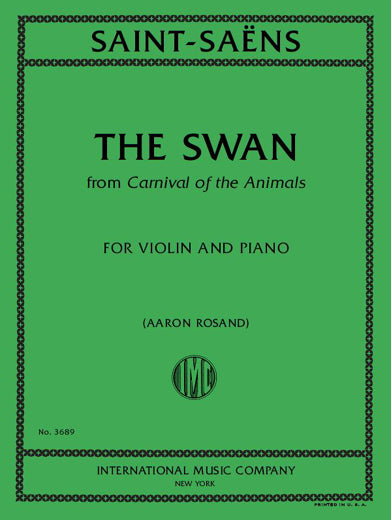Saint-Saëns: The Swan from The Carnival of the Animals (arr. for violin & piano)