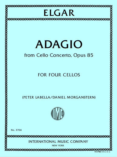 Elgar: Adagio from Cello Concerto, Op. 85 (arr. for 4 cellos)