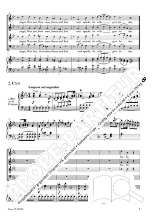 Homilius: Passion Cantata - "Ein Lämmlein geht", HoWV 1. 2