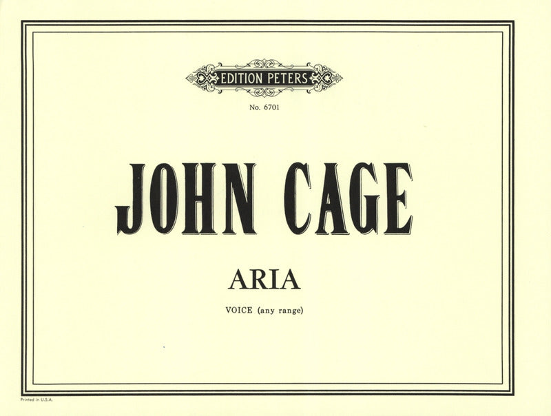 Cage: Aria