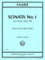 Fauré: Cello Sonata No. 1 in D Minor, Op. 109