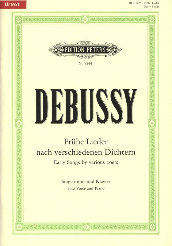Debussy: Early Songs by Various Poets