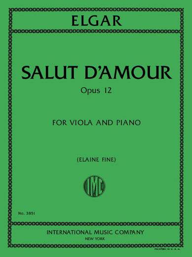 Elgar: Salut d'Amour, Op. 12 (arr. for viola & piano)