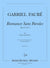 Fauré: Romance sans paroles, Op. 17, No. 1 (arr. for violin & piano)