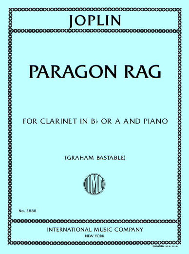 Joplin: Paragon Rag (arr. for clarinet & piano)