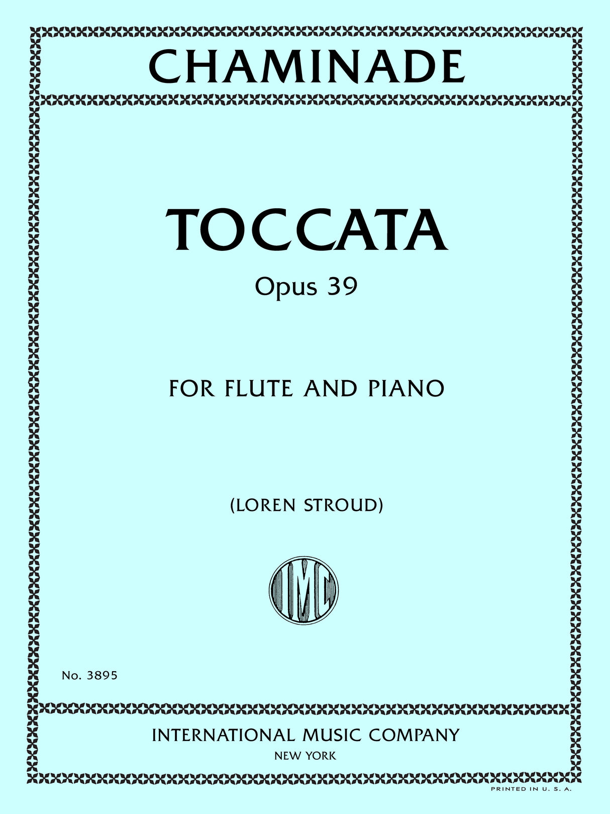 Chaminade: Toccata, Op. 39 (arr. for flute & piano)