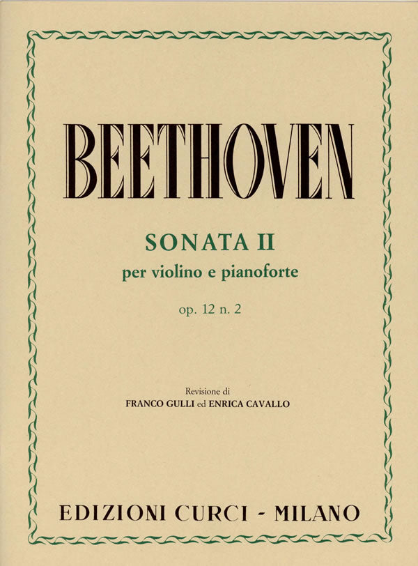 Beethoven: Violin Sonata in A Major, Op. 12, No. 2