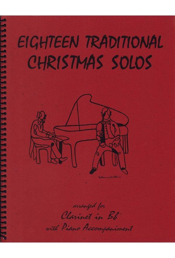 18 Traditional Christmas Solos for Clarinet and Piano