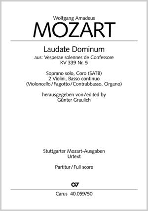 Mozart: Laudate Dominum, K. 339, No. 5