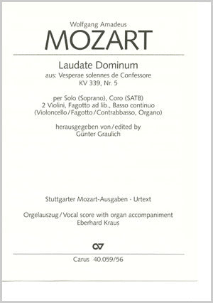 Mozart: Laudate Dominum, K. 339, No. 5