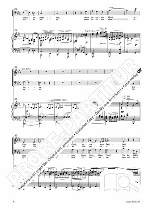 Mendelssohn: Verleih uns Frieden gnädiglich, MWV A 11