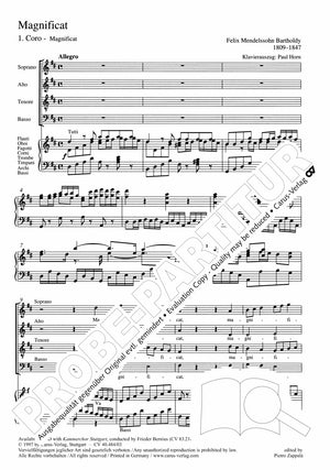 Mendelssohn: Magnificat, MWV A 2