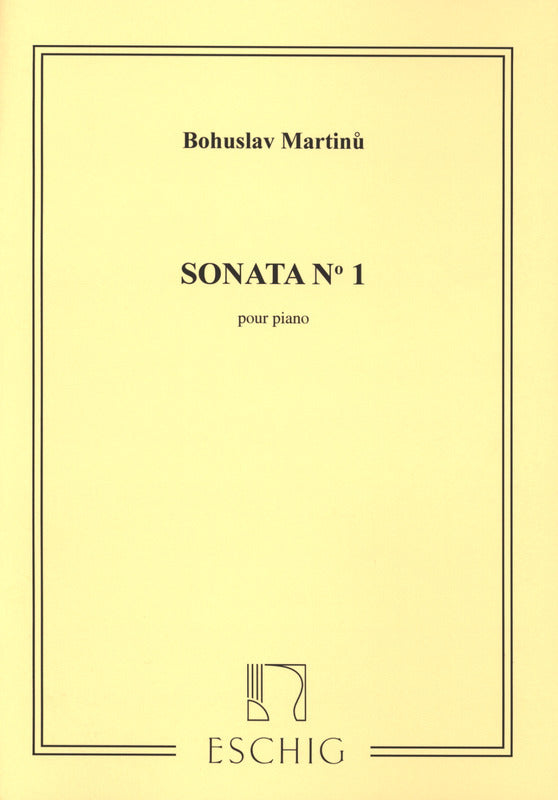 Martinů: Piano Sonata No. 1