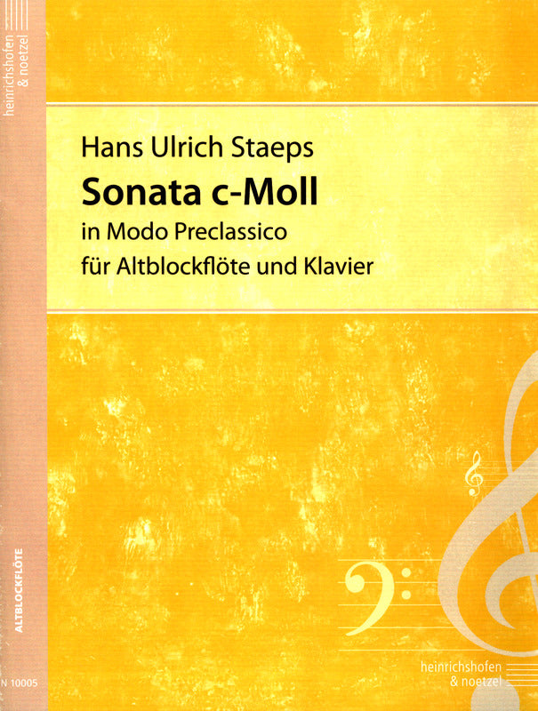 Staeps: Recorder Sonata in C Minor