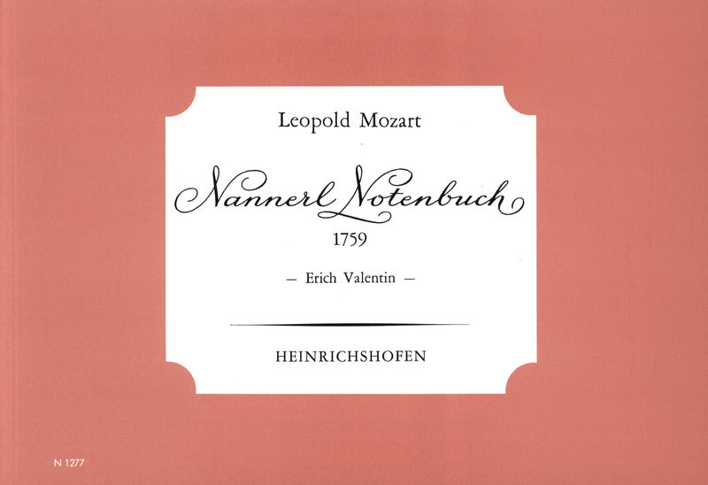 L. Mozart: Notebook for Nannerl