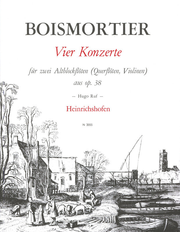 Boismortier: 4 Concertos from Op. 38 (arr. for 2 recorders)