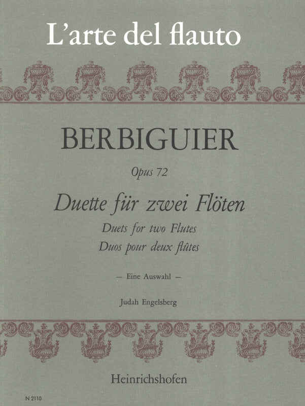 Berbiguier: Flute Duets, Op. 72, Nos. 1-25
