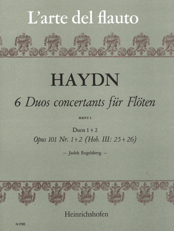 Haydn: 2 Duo concertants after Hob. III:25-26 (arr. for 2 flutes)