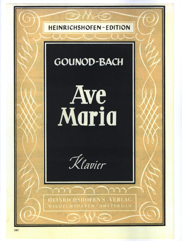 Bach-Gounod: Ave Maria (arr. for piano)