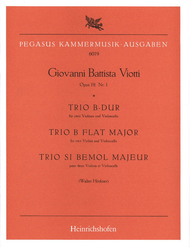 Viotti: String Trio in B-flat Major, Op. 19, No. 1
