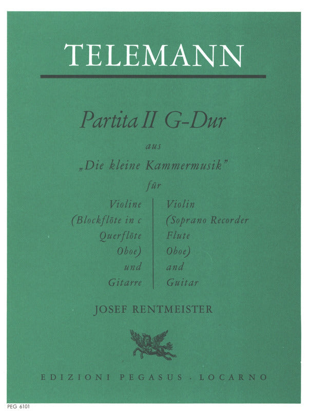Telemann: Partita No. 2 in G Major, TWV 41:G2 (arr. for violin & guitar)