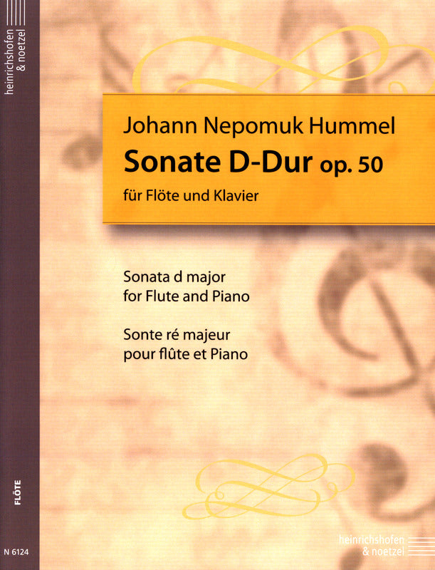 Hummel: Flute Sonata in D Major, Op. 50