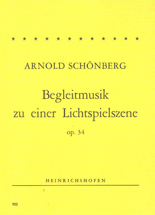 Schoenberg: Begleitmusik zu einer Lichtspielszene, Op. 34