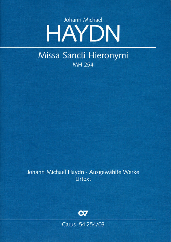 M. Haydn: Missa Sancti Hieronymi, MH 254
