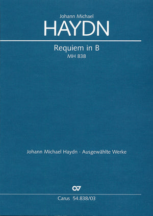 M. Haydn: Requiem in B-flat Major, MH 838