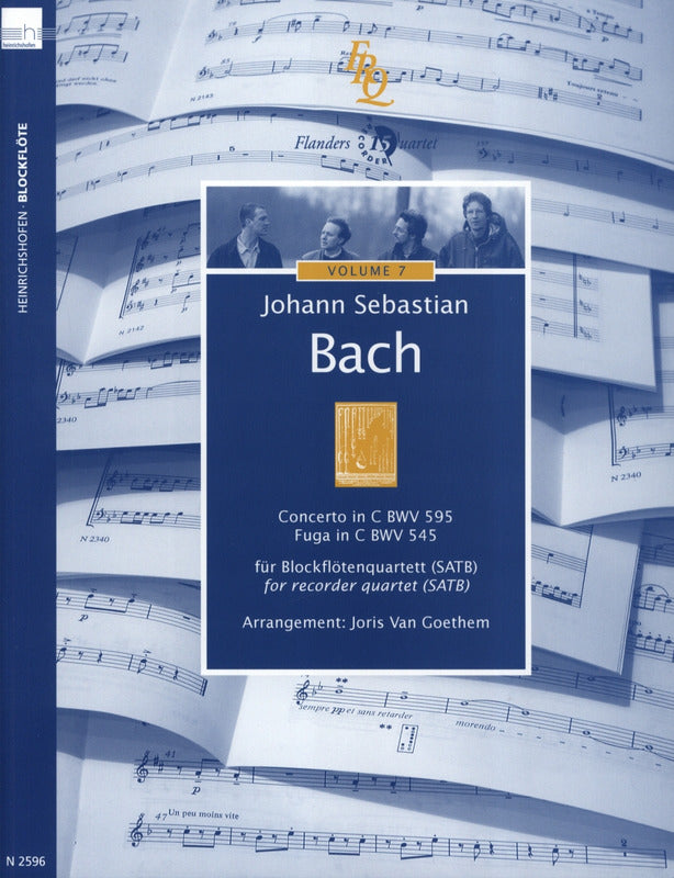 Bach: Concerto in C Major, BWV 595 & Fugue in C Major, BWV 545 (arr. for 4 recorders)