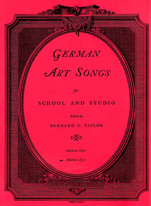 German Art Songs for School and Studio