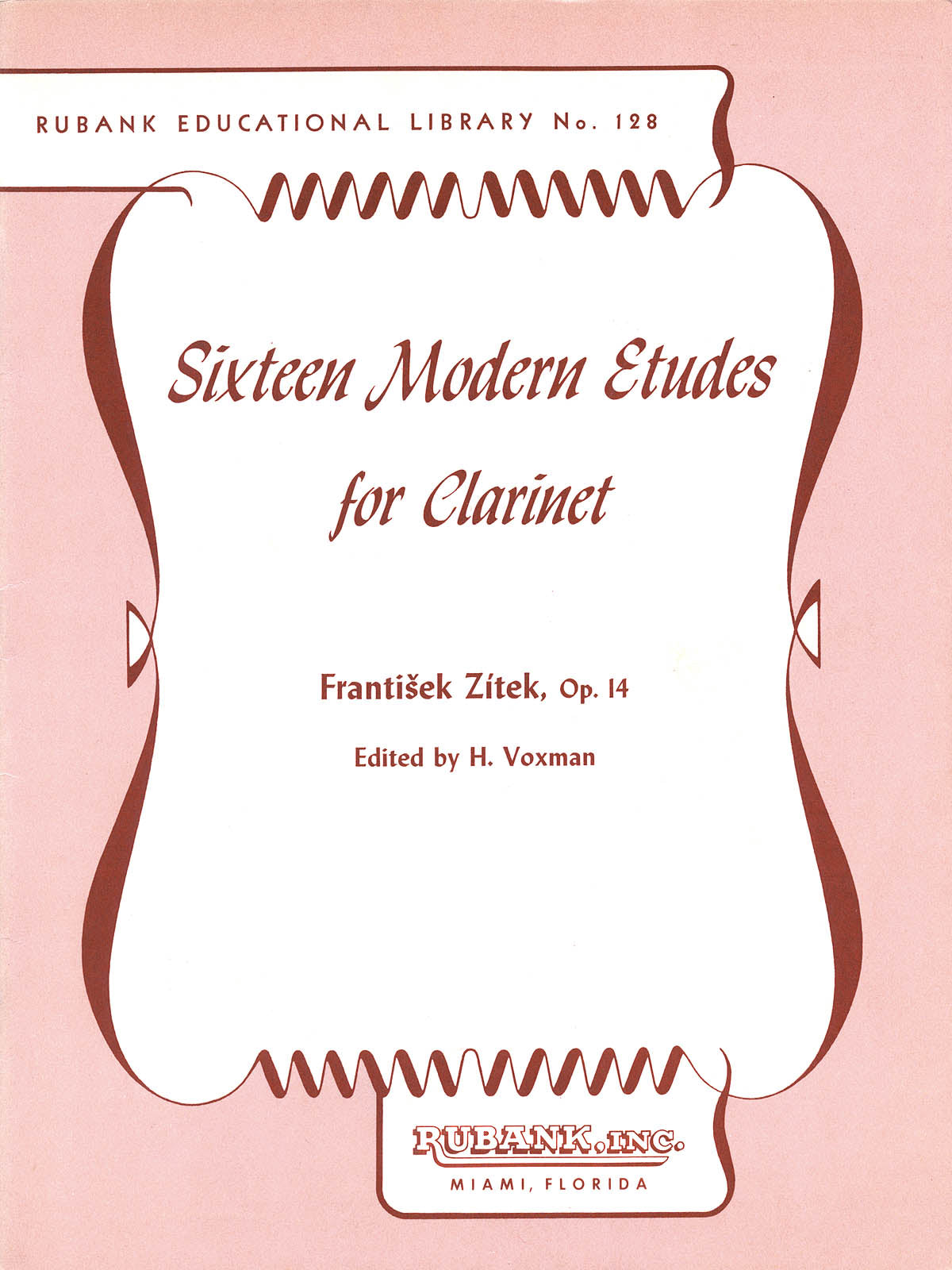 Zítek: 16 Modern Etudes for Clarinet, Op. 14