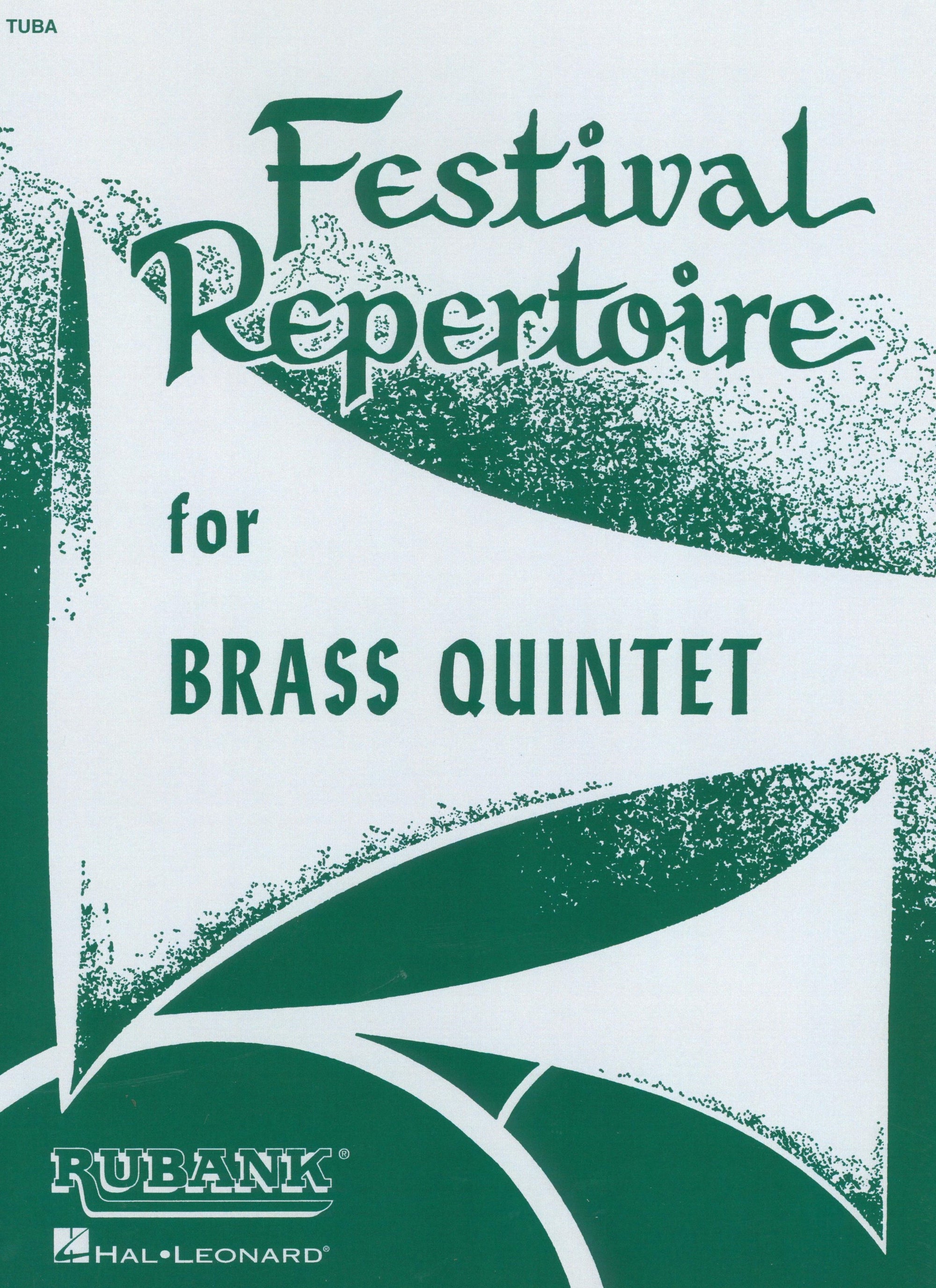 Festival Repertoire for Brass Quintet - Tuba