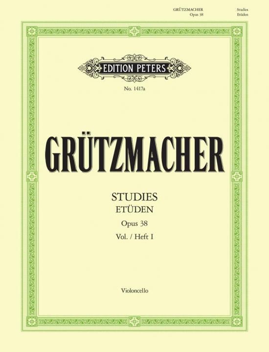 Grützmacher: 24 Cello Studies, Op. 38 - Volume 1 (Nos. 1-12)
