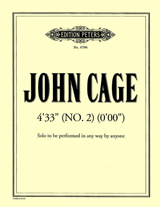 Cage: 4'33" No. 2, 0'00"