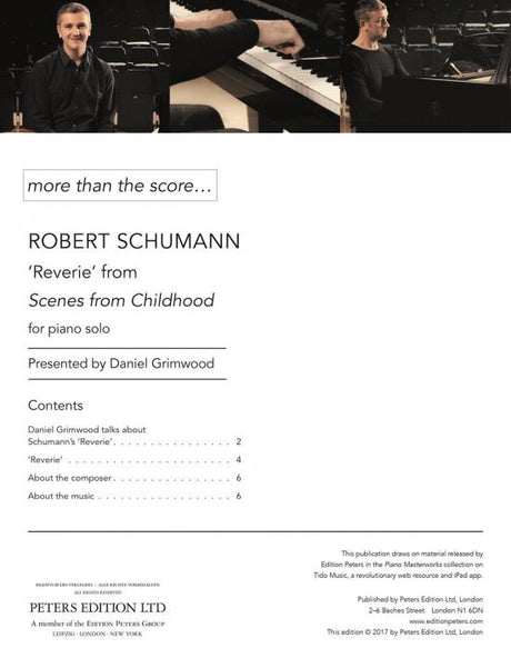 Schumann: Rêverie, Op. 15, No. 7