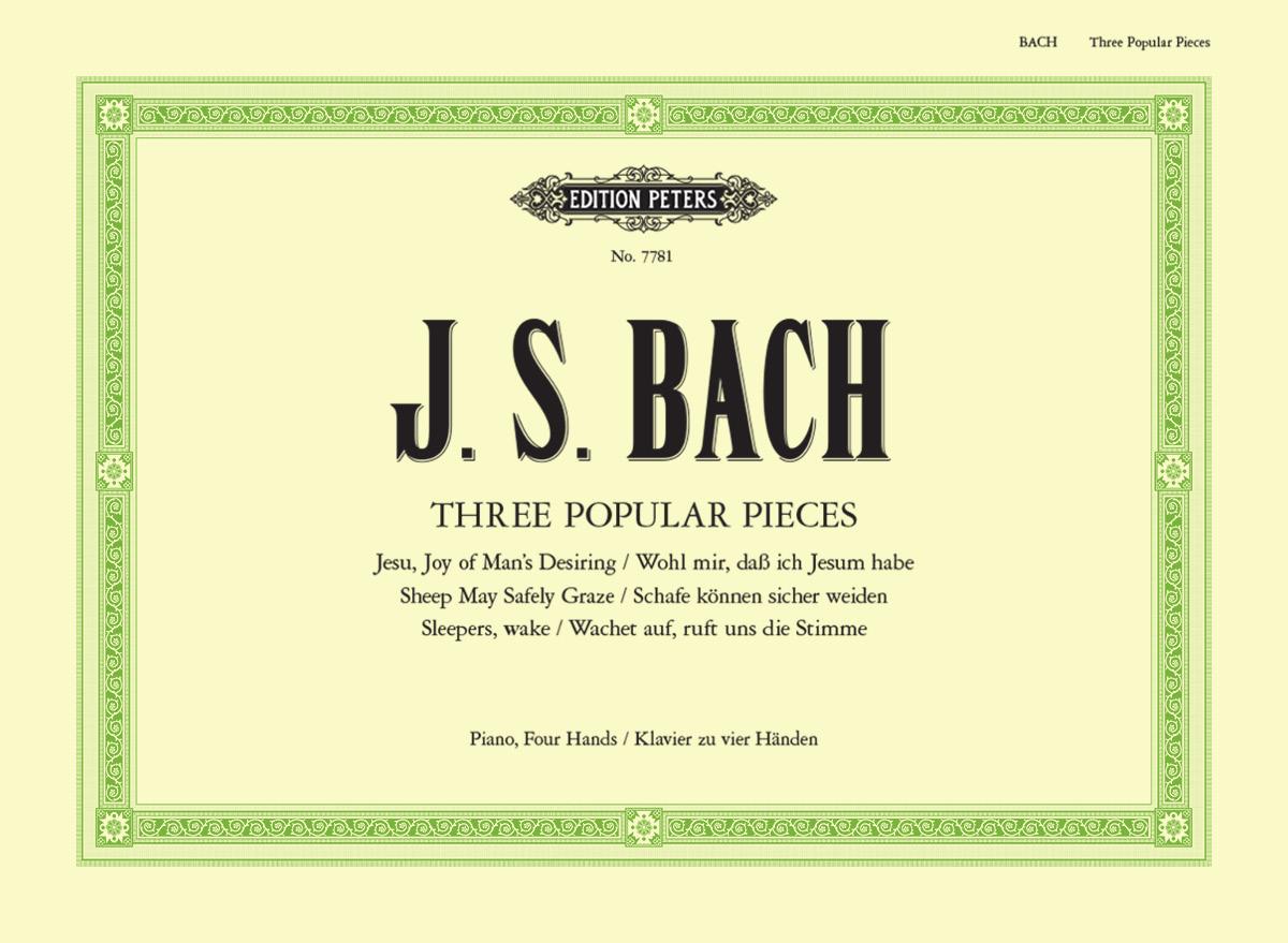 Bach: Three Popular Pieces arranged for Piano Duet