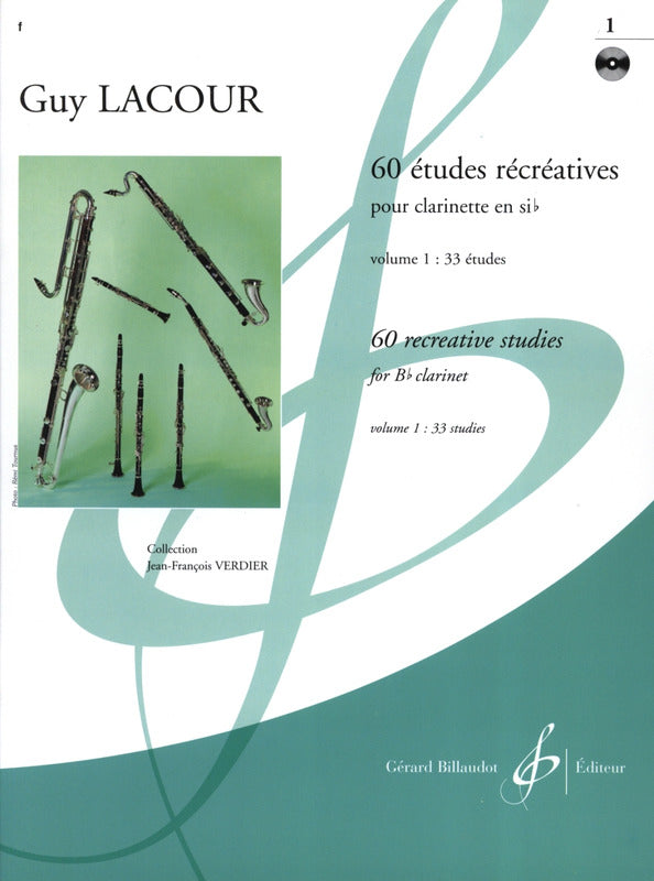 Lacour: 60 Recreational Studies - Volume 1 (Nos. 1-33)